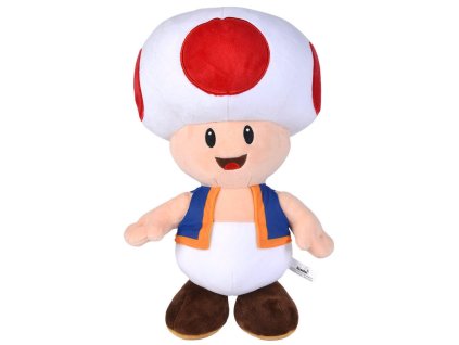 Plyšová hračka Super Mario Bros Toad 40cm