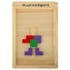 Drevené puzzle tetris bloky 40 ks