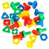 Klocki konstrukcyjne edukacyjne sruby montessori 30 elementow 169862