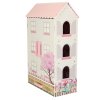 Domek dla lalek drewniany Lulilo Papilio rozowy 80cm 165958