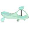 Jezdzik grawitacyjny swiecace kola LED mietowy 157361