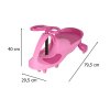 Jezdzik grawitacyjny LED Swing Fix S3 swiecace kola rozowy 178601