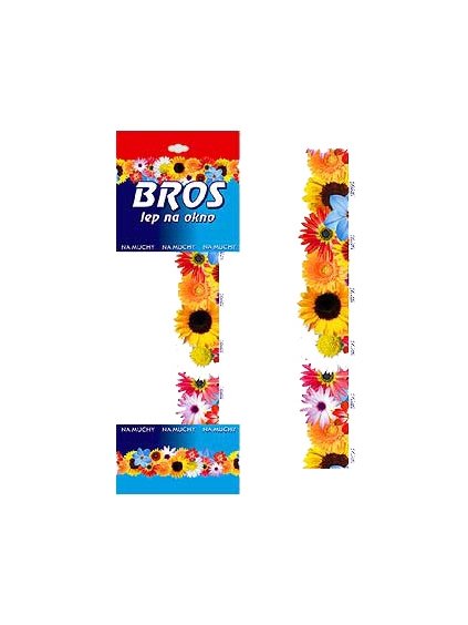 bros lep w kwiatki na okno 4 pak