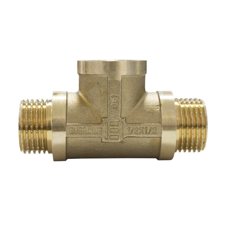 T-kus 1/2" MFM - mosadz