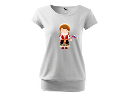 Dámske tričko Srdcom Slovenka