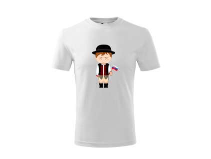 Detské tričko Srdcom Slovák