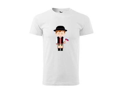 Pánske tričko Srdcom Slovák