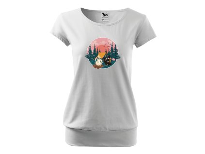 Dámske tričko Táborenie