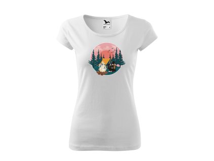 Dámske tričko Táborenie