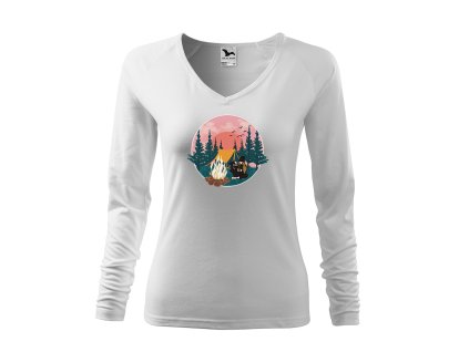 Dámske tričko Táborenie