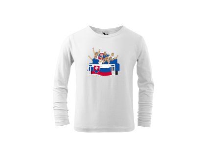 Detské tričko dlhý rukáv Slovensko do toho!