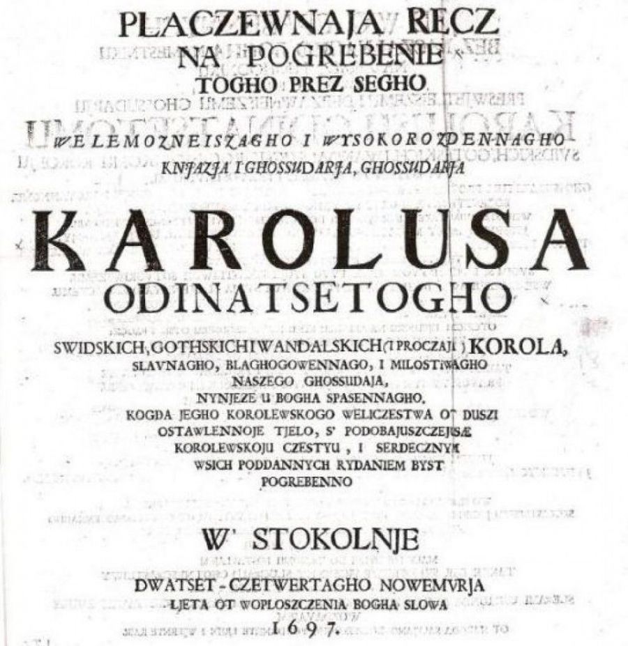 M. Orbini o Skandinávii