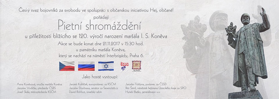 NE odstranění sochy maršála Koněva