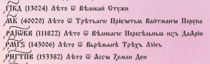 Potvrzení slovanského kalendáře od amerických vědců