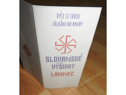 Vyšívaná záložka Ladinec