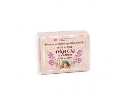Přírodní aromaterapeutické mýdlo IVAN ČAJ s cedrem / prošlé listopad 2025