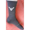 Merinové ponožky Veles Hnědé 13-15