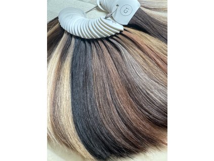 vlasový vzorník pásky neviditelné