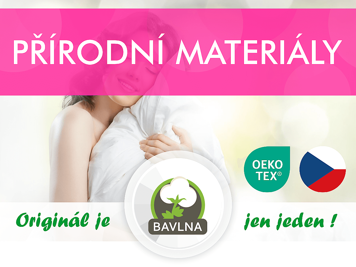 SKVĚLÝ BYTOVÝ A HOTELOVÝ TEXTIL - PŘÍRODNÍ MATERIÁLY