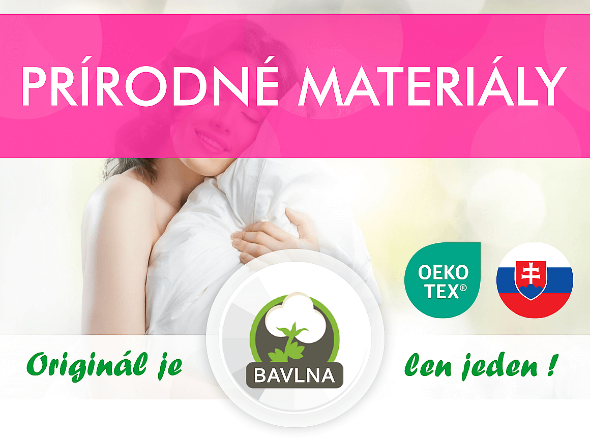 SLOVENSKÝ BYTOVÝ A HOTELOVÝ TEXTIL - PRÍRODNÉ MATERIÁLY