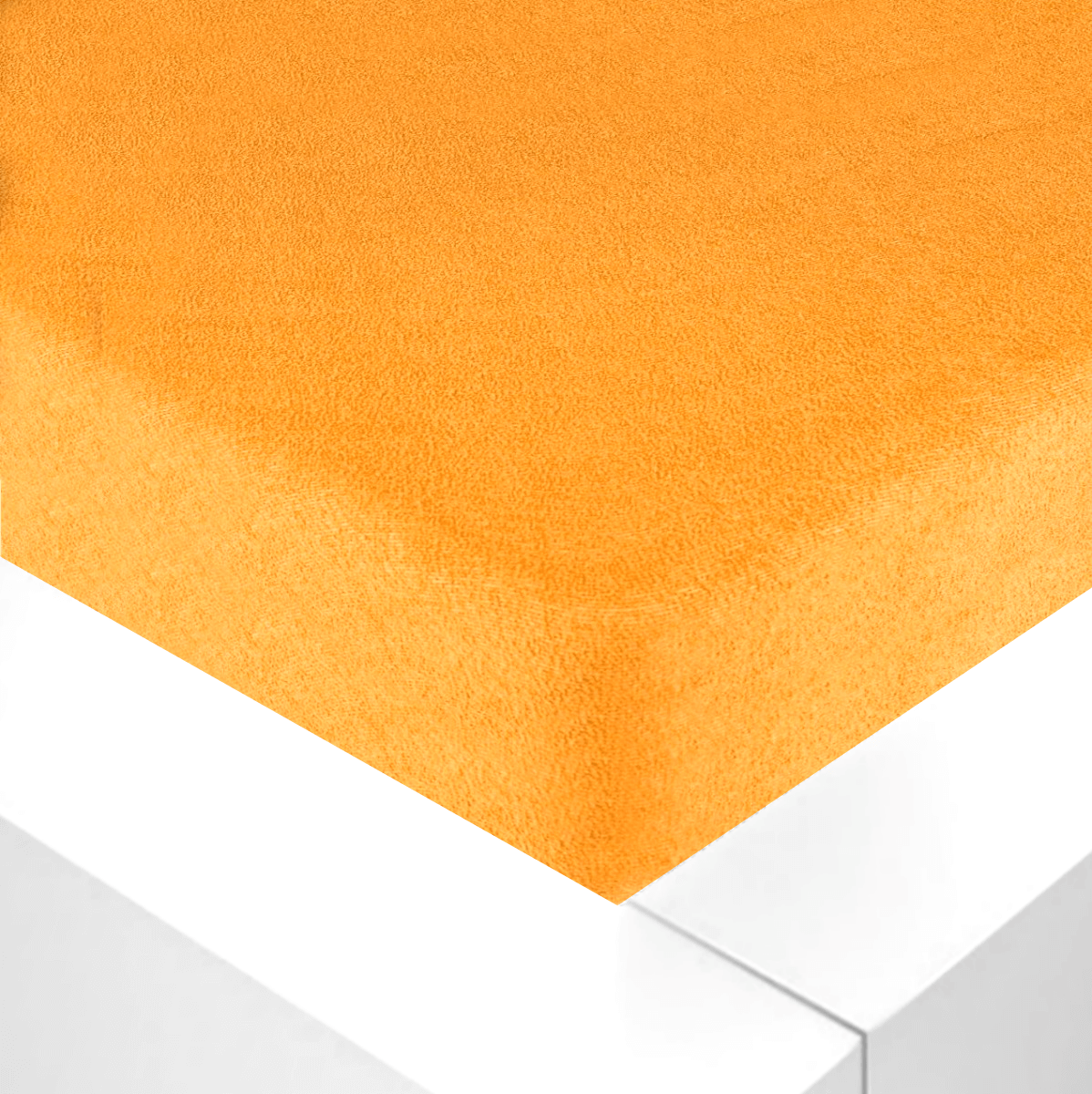 slovenske prestieradlo bavlna frote oranzova premium