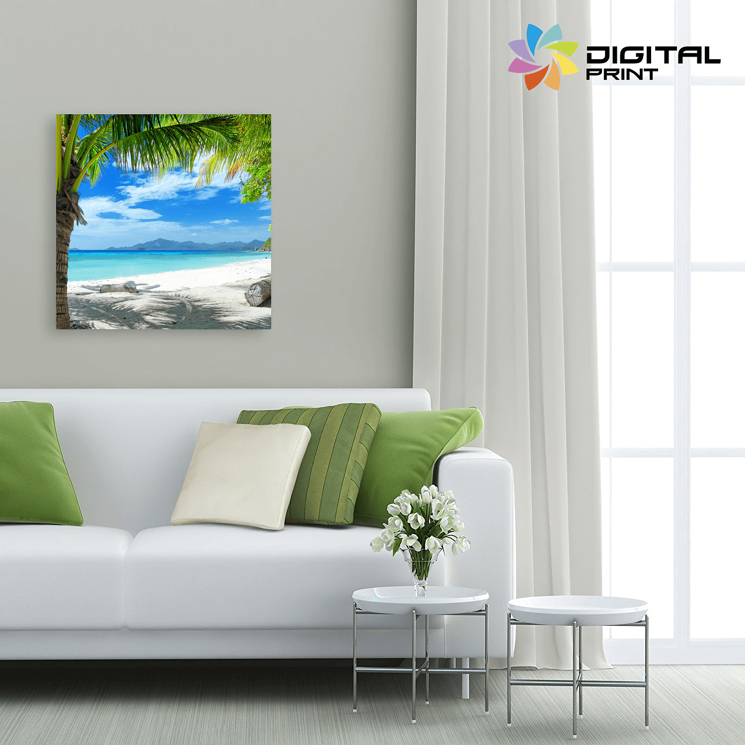 digitalny obraz na stenu akcia summer beach