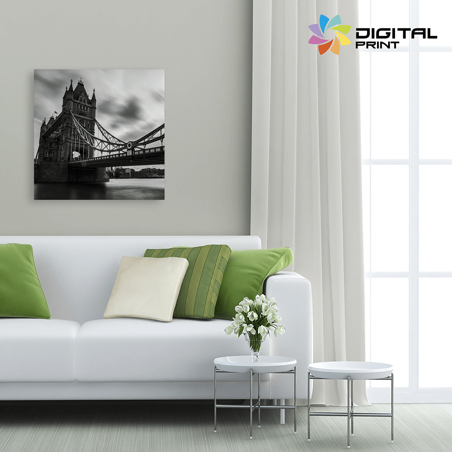digitalny obraz na stenu akcia london dark
