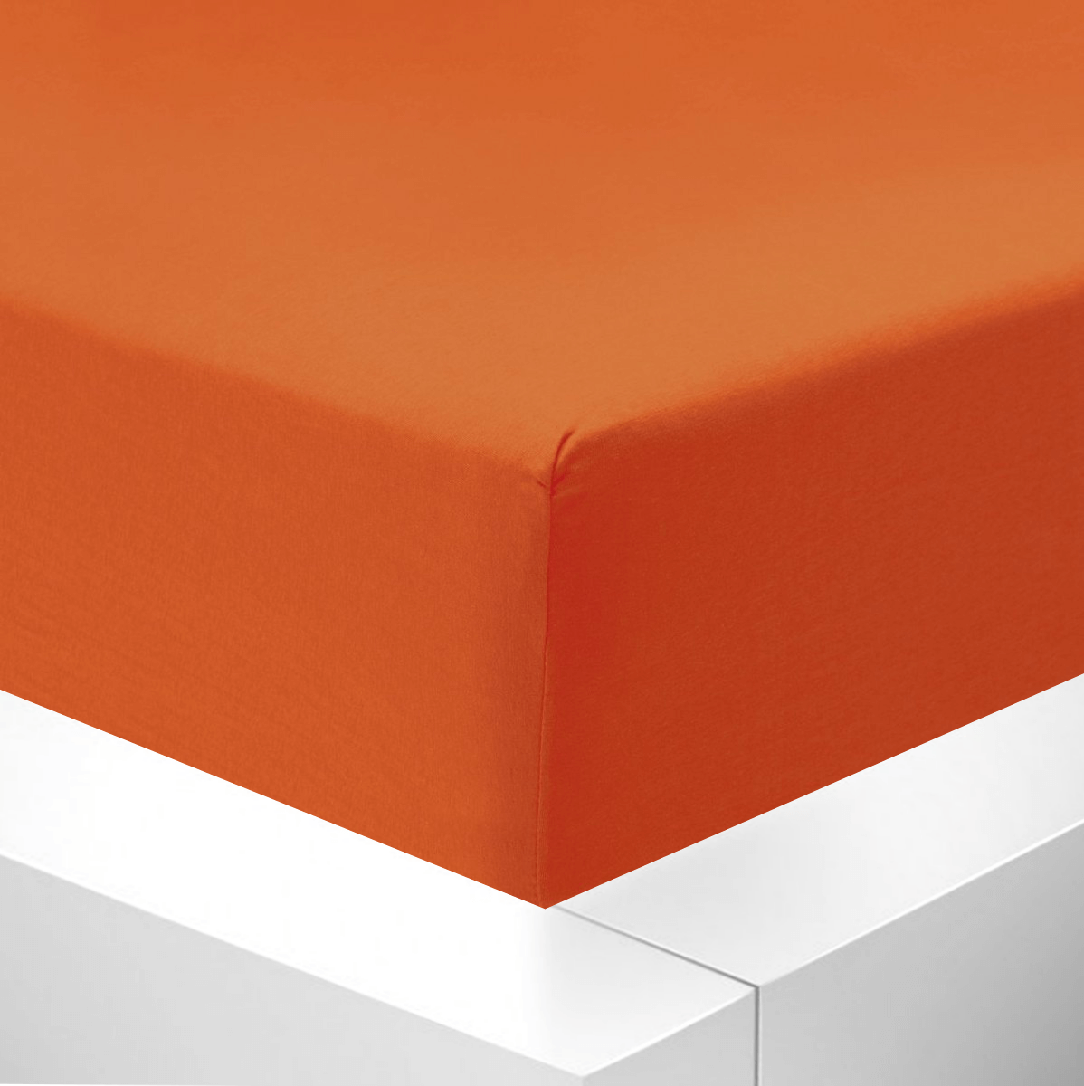 slovenske prestieradlo bavlna jersey oranzova premium