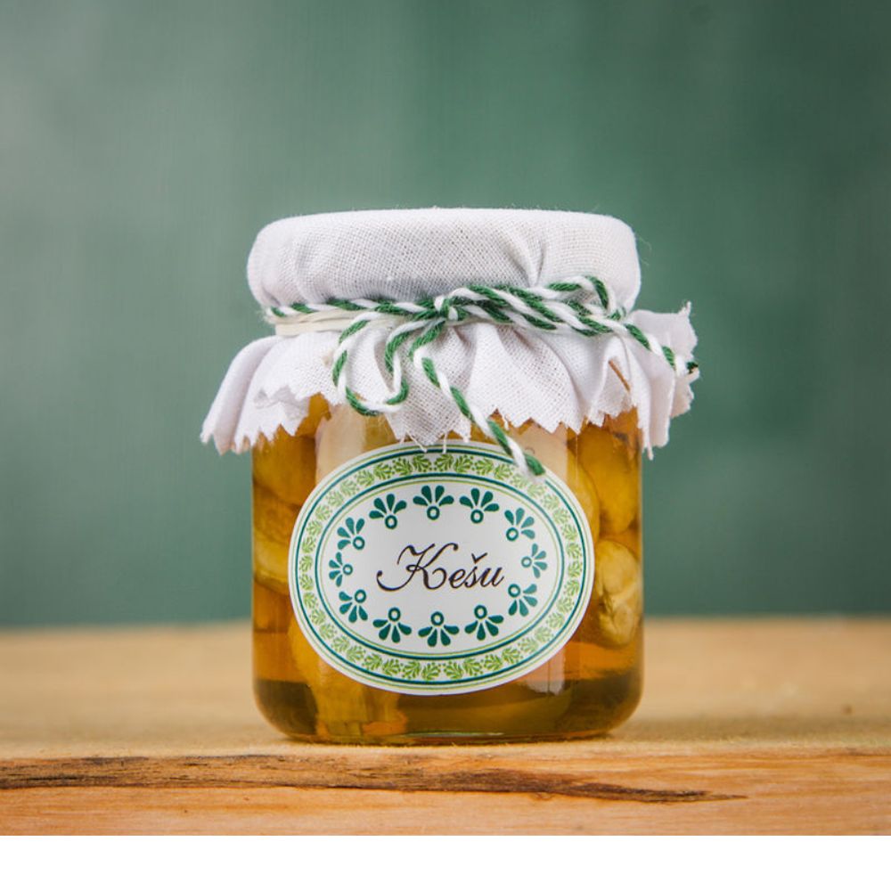 Oriešky v mede - kešu v agátovom mede ako mini darček na MDŽ do 5 €