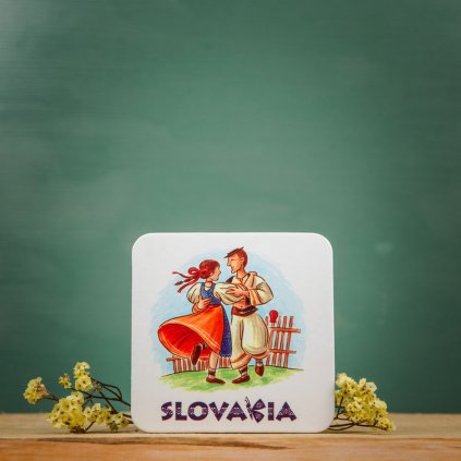 fľaša, pohár, podpivník, slovenské motívy, darček, suvenír, drobnosť, na stôl