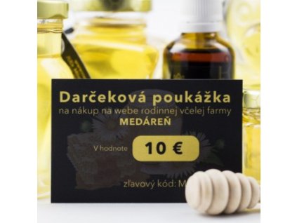 Darčeková poukážka 10 EUR - Medáreň