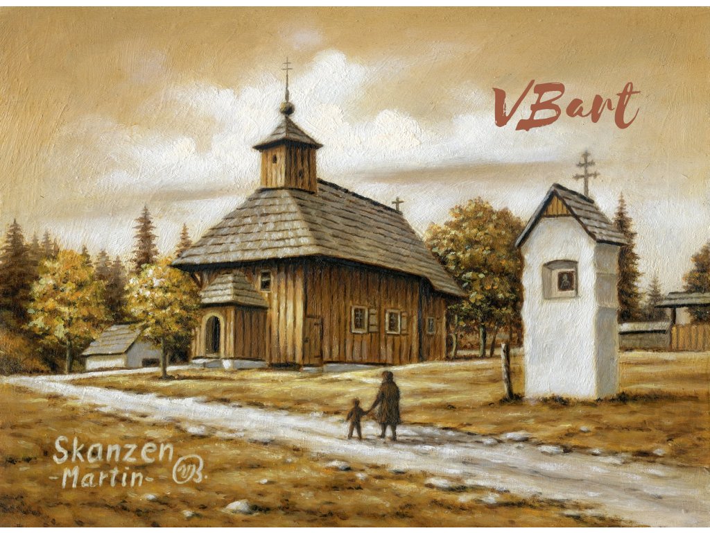 Obraz Martin skanzen, VBart - www.slovenskeobrazy.sk