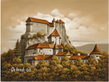 Oravský hrad 5 obraz na platne