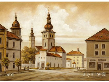 Banská Bystrica obraz na platne