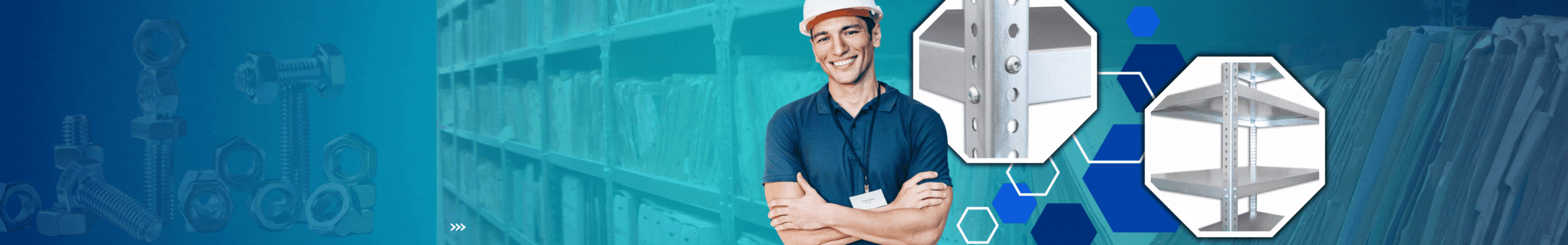 Skrutkované regály