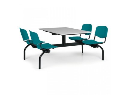 1757 stoly do skolni jidelny biedrax js3843s zelena plastova sedadla deska seda