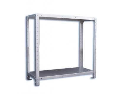 Nerezový regál gastro Biedrax 40 x 76 x 85 cm, 2 police x 100 kg