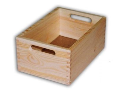 Drevená debna malá 30 x 20 x 13 cm - Biedrax