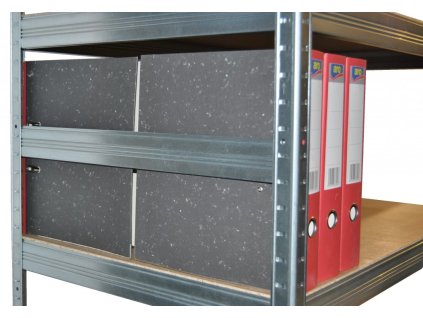 zábrana proti vypadnutiu vecí z regálu 60 cm pozink