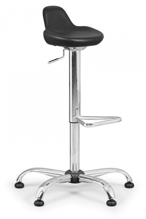 Laboratórna stolička Biedrax Z9515 s klzákmi