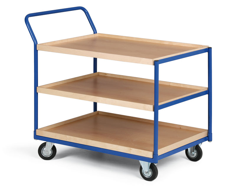 Policový dielenský vozík Biedrax PV4076 - 100 x 70 cm