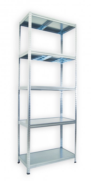 Kovový regál Biedrax 45 x 60 x 240 cm, pozinkovaný - 5 políc pozink