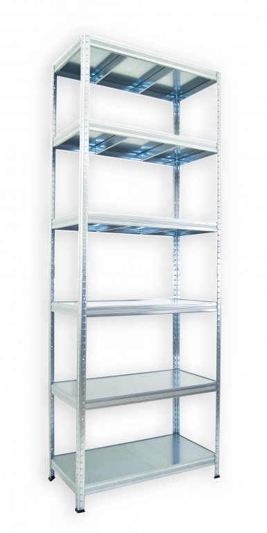 Kovový regál Biedrax 60 x 120 x 240 cm, pozinkovaný - 6 políc pozink