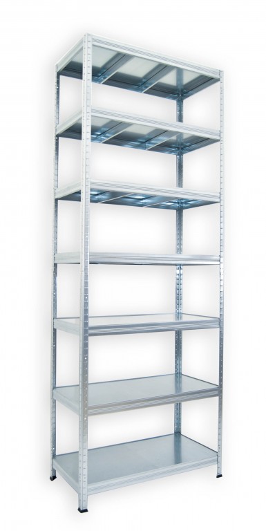 Kovový regál Biedrax 35 x 120 x 270 cm, pozinkovaný - 7 políc pozink