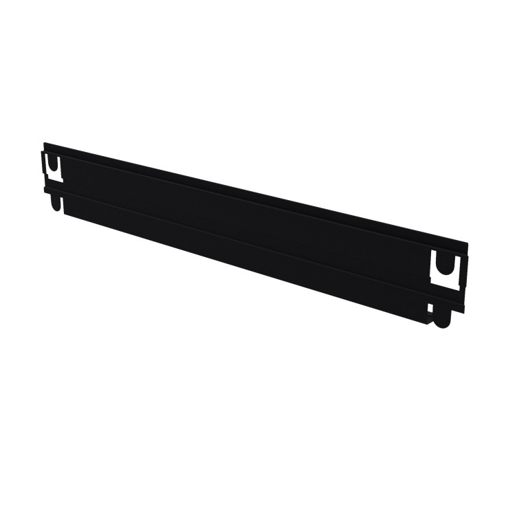 zábrana proti vypadnutiu vecí z regálu 40 cm čierna