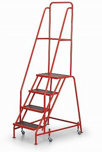 Pojazdné schodíky s plošinou – 4 schody Biedrax PS3869