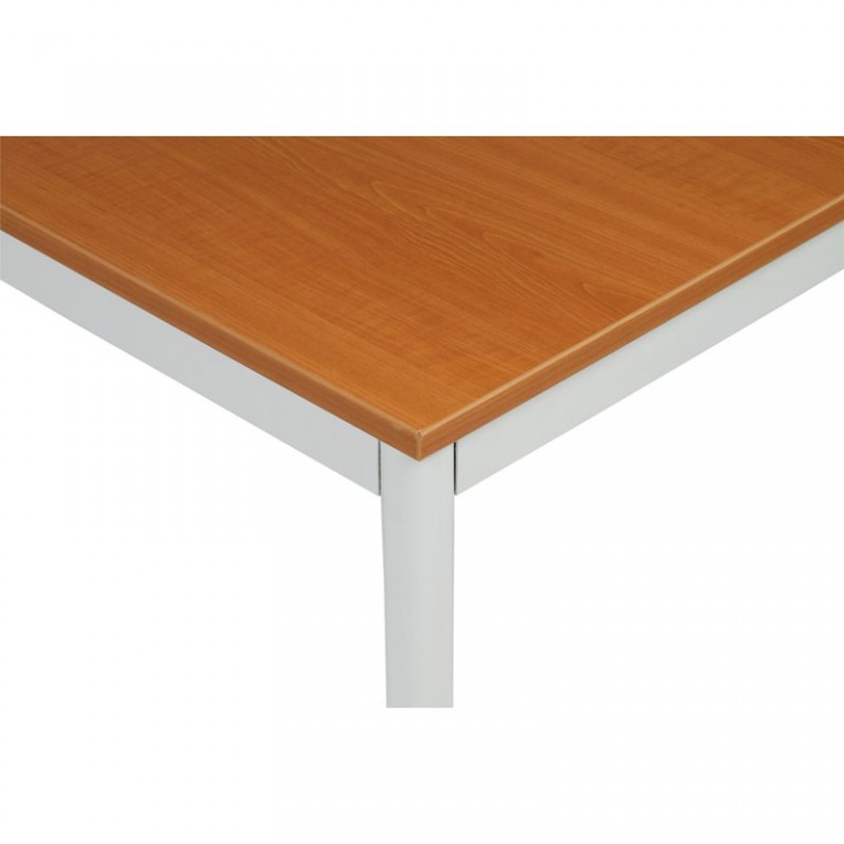 Stôl do kancelárie 80 x 80 cm Biedrax JS4639sst - sv.sivá/čerešňa