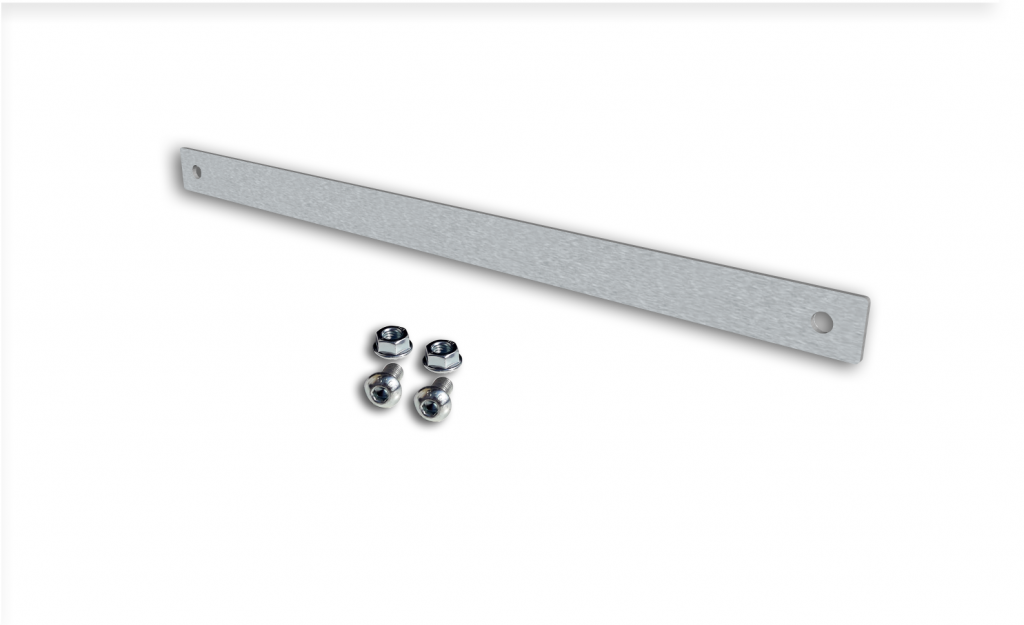 Zábrana pre skrutkovaný regál Biedrax 60 cm zinok