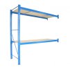 193416 profesionalni regal biedrax pridavny 120 x 200 x 400 cm 2 police nosnost 350 kg police modry