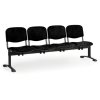 Lavice do čekárny čalouněná Viva Biedrax LC9372c - podnož černá